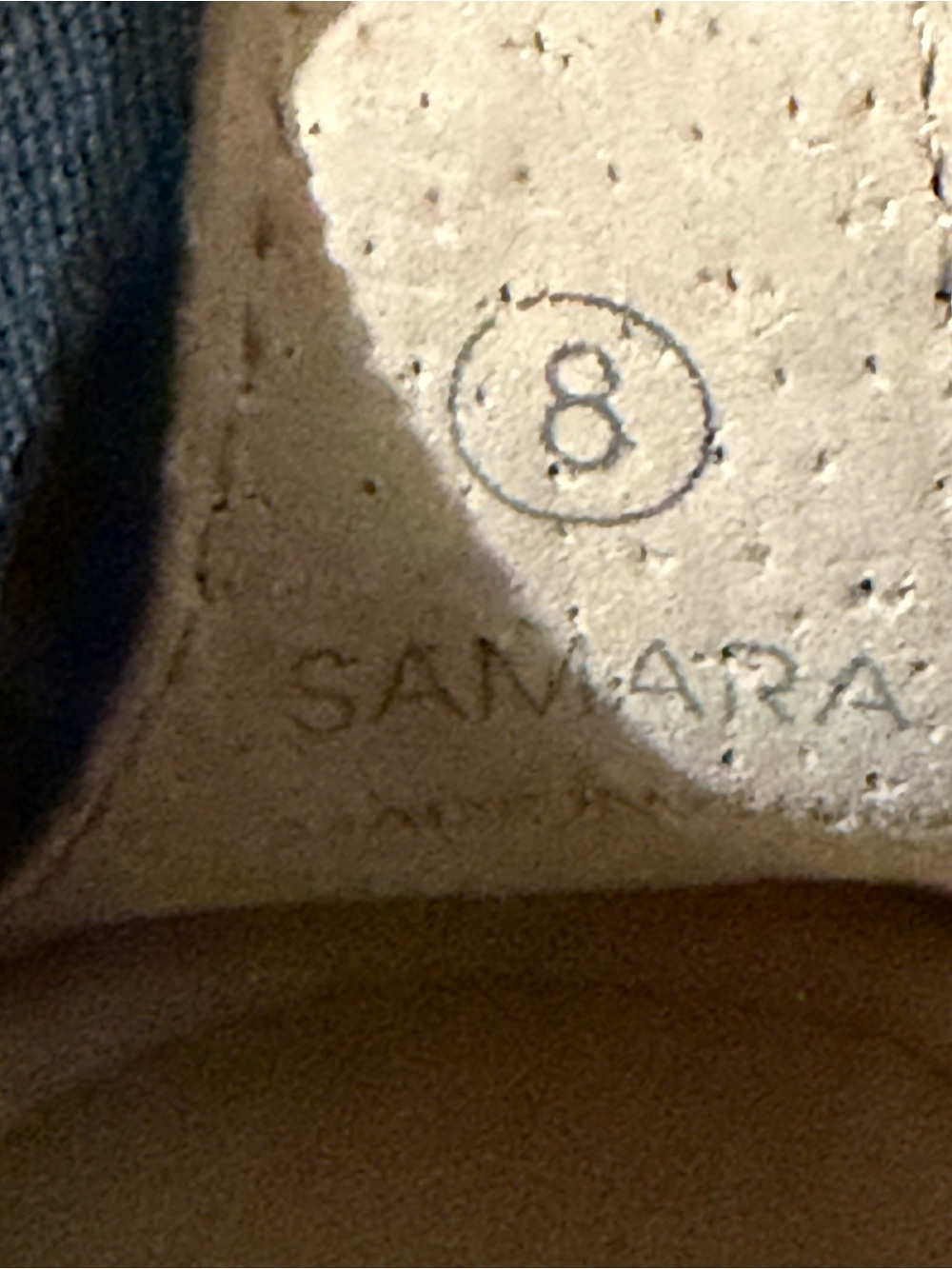 Yosi Samra Samara Foldable Leather Ballet Flat Deep Navy Sz 8 NWOT - Picture 8 of 10